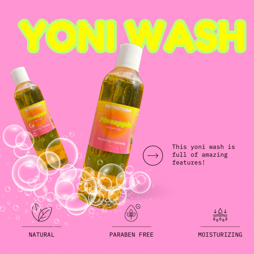 Pineapple yoni shower gel