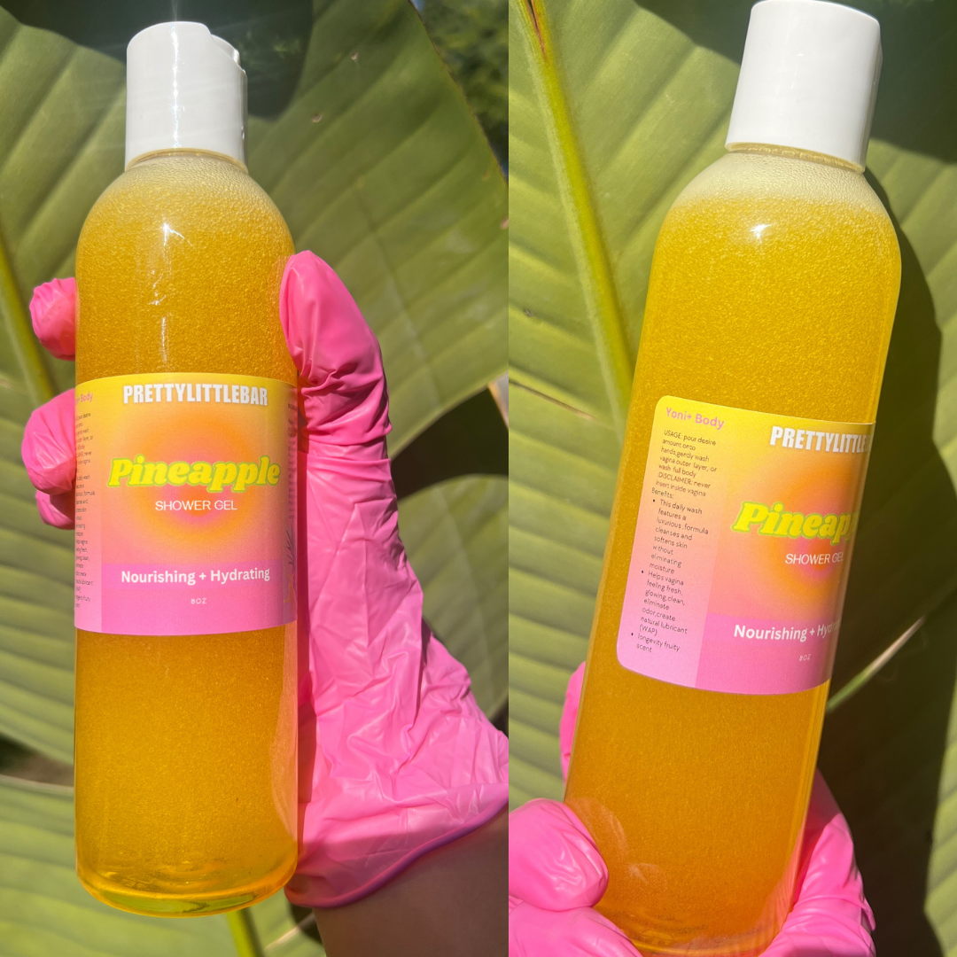 Pineapple yoni shower gel