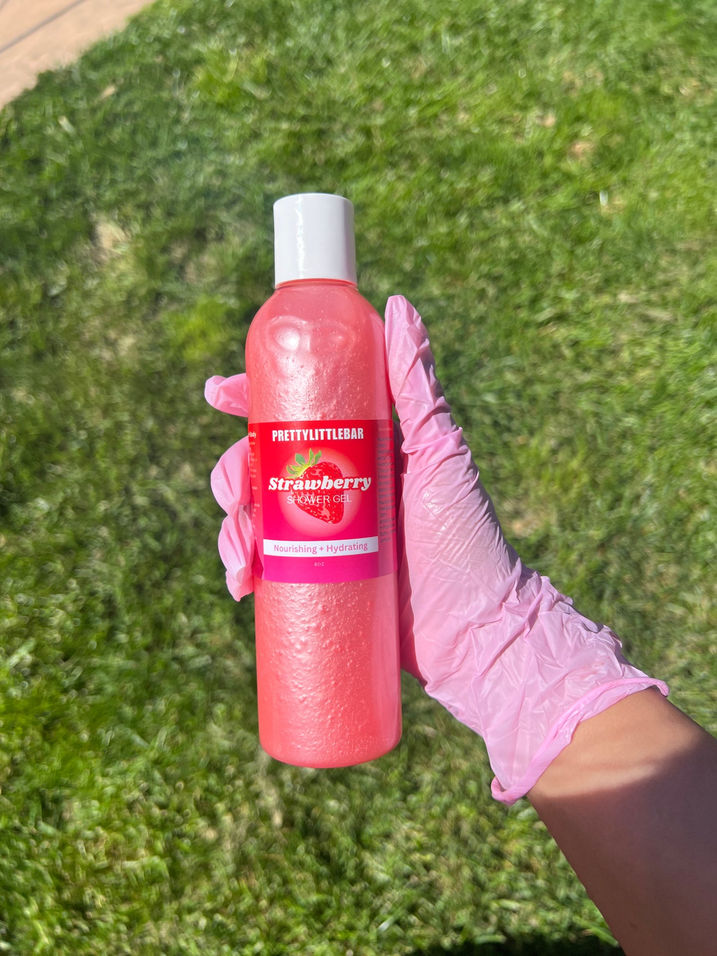 Strawberry shower gel