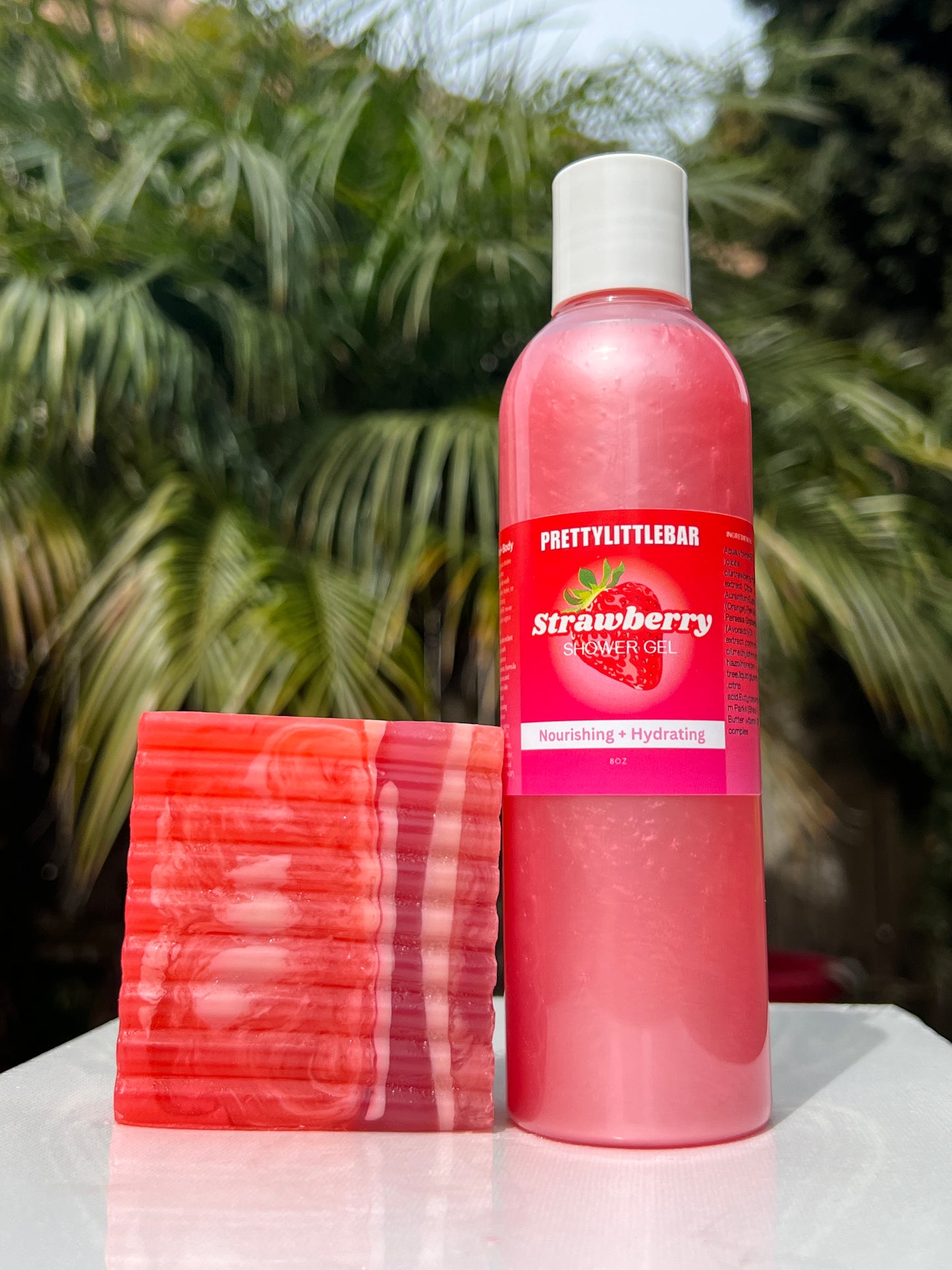 Strawberry shower gel