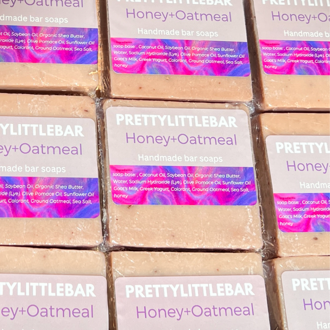 Honey + Oatmeal milk bar soap face\full body usage