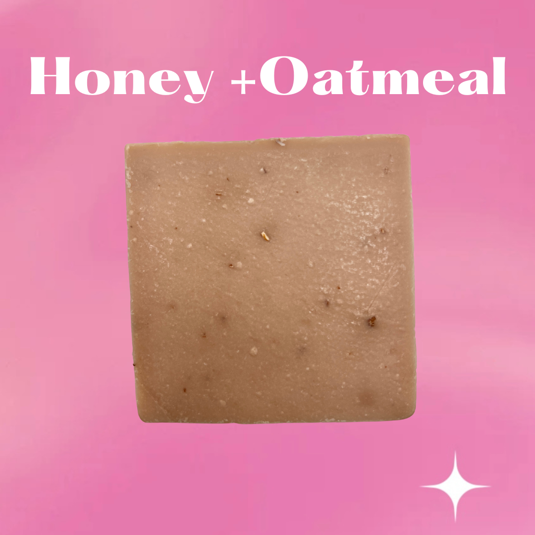 Honey + Oatmeal milk bar soap face\full body usage